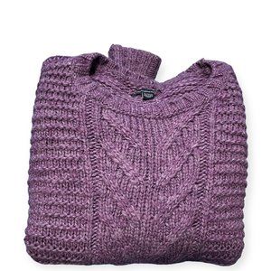 American Eagle Outfitters Pullover Berry Purple Knit Sweater XS